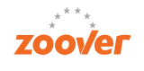 Zoover logo with five stars, links to the review page on Zoover